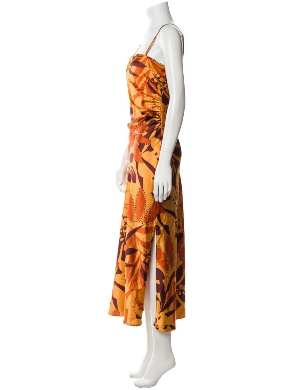 House of Harlow 1960 Gold and Brown Maxi Dress - Picture 3 of 9